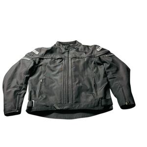 Speed and Strength Men's Black Classic Moto Performance Jacket Size Large